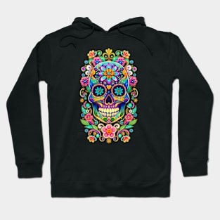 Sugar Skull Art - Vibrant Expression of Tradition Hoodie
